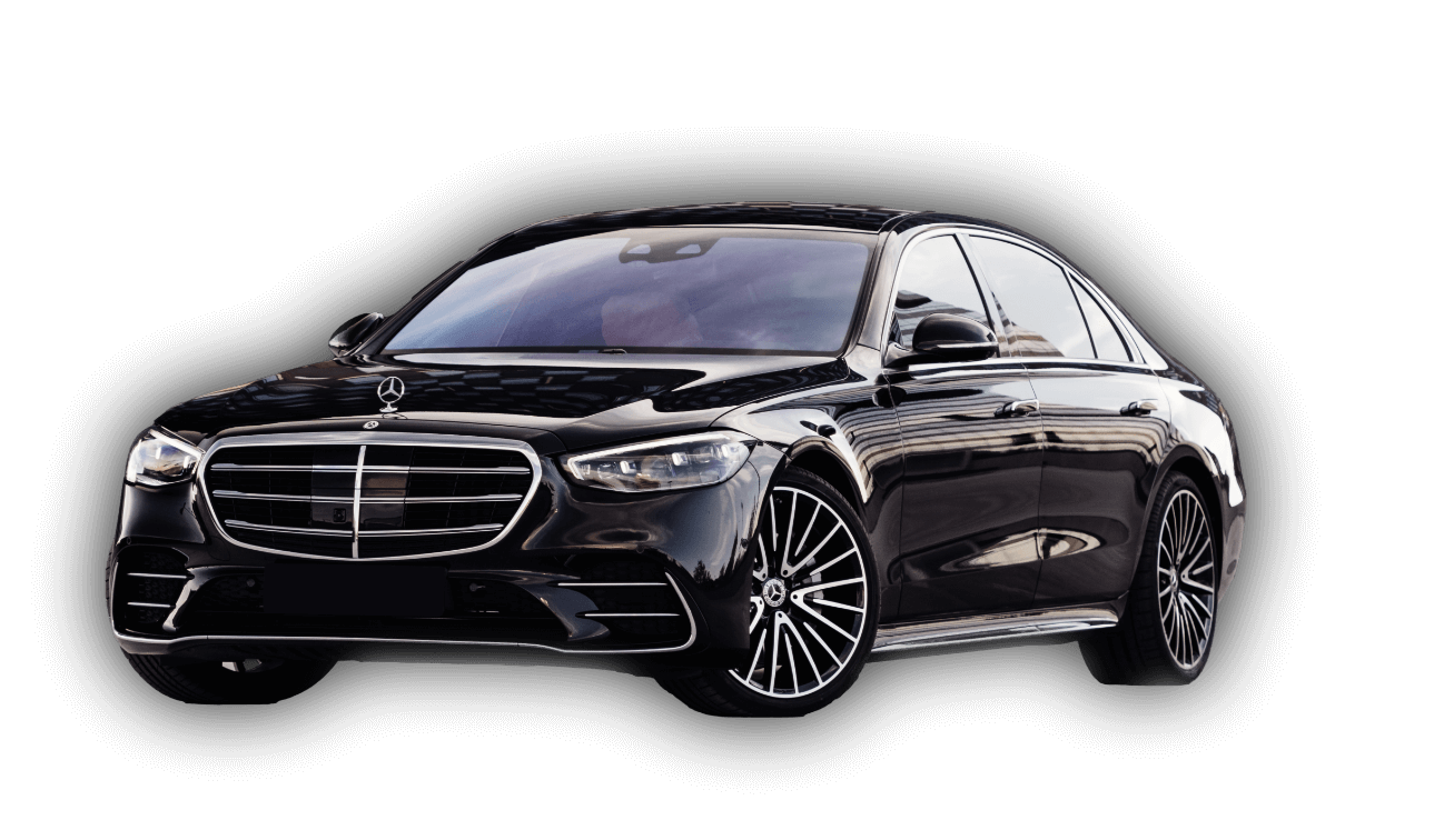 Premium Chauffeur service with a luxury Mercedes S-Class